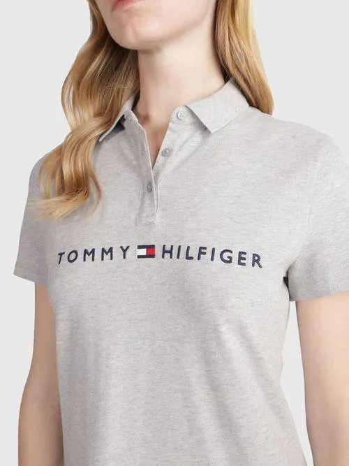 Vestido Tommy Hilfiger con logo bordado de mujer