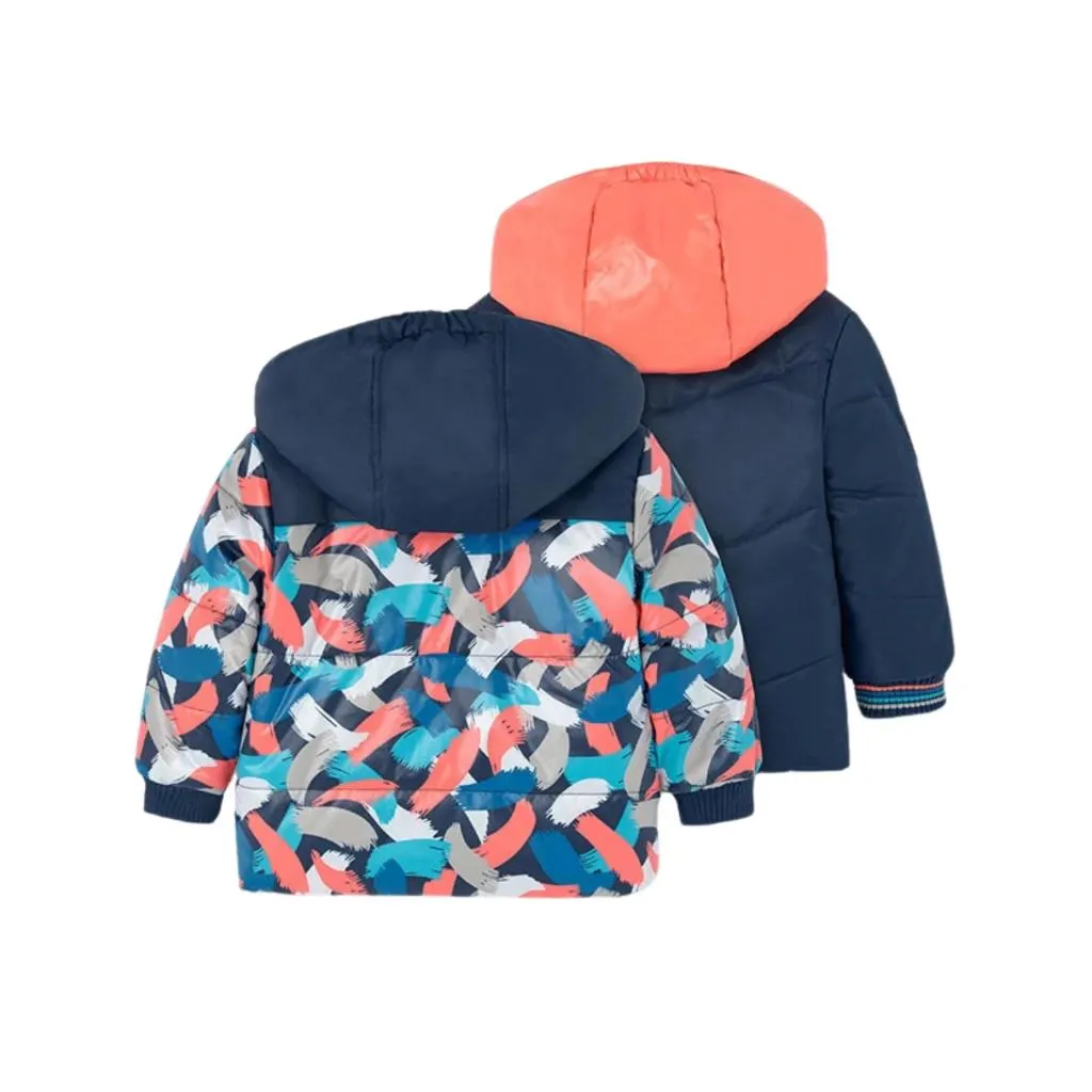 Chamarra reversible de niño, Azul