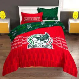 SET DE EDREDÓN MATRIMONIAL SELECCIÓN MEXICANA