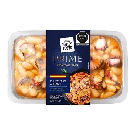Pulpo con Alubias Valley Foods Prime 280 g