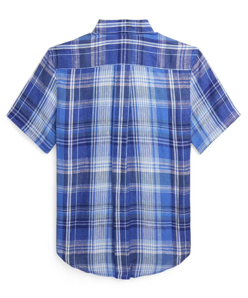 Camisa a cuadros manga corta Niño