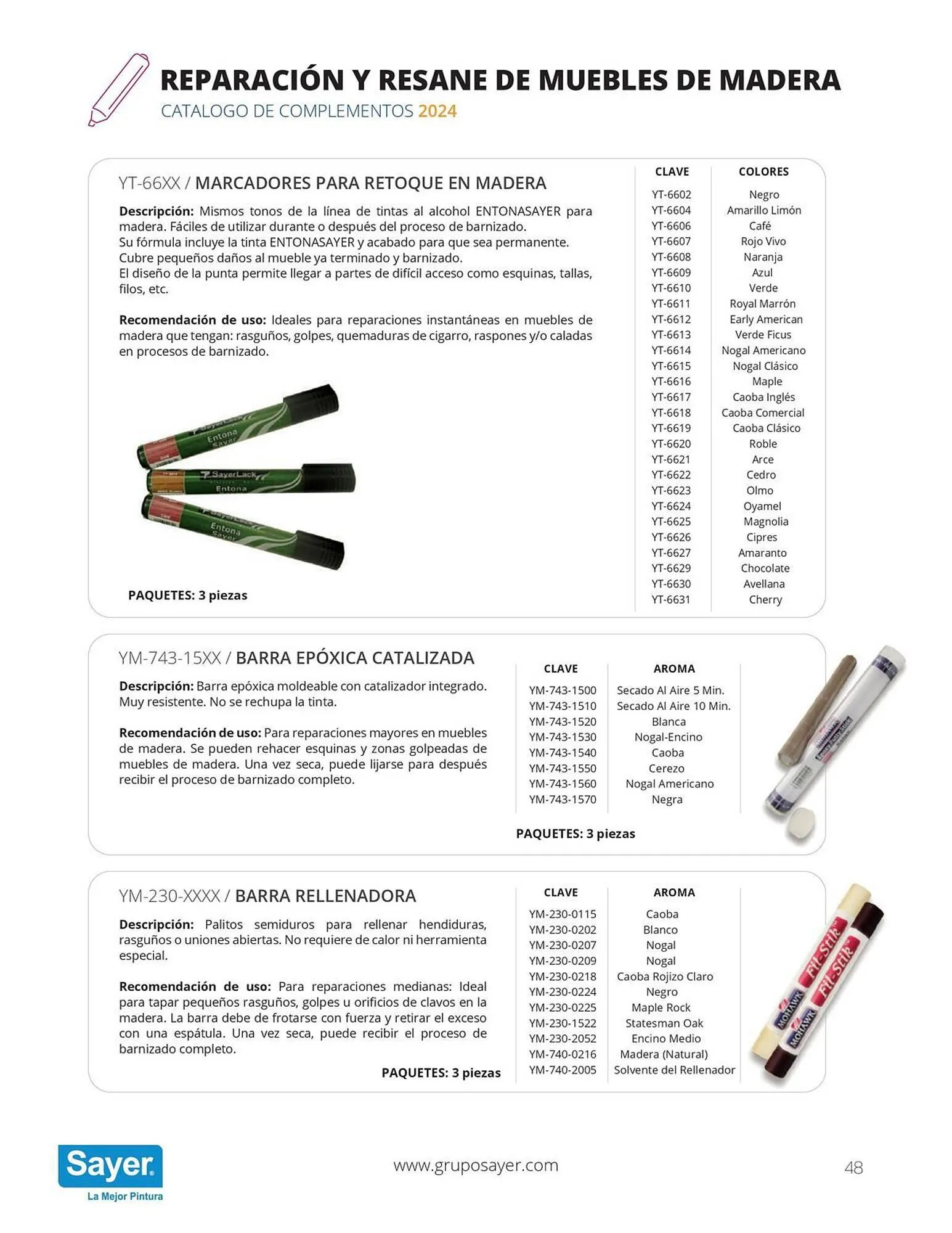 Catálogo de Catálogo Sayer 3 de enero al 31 de diciembre 2024 - Pagina 48