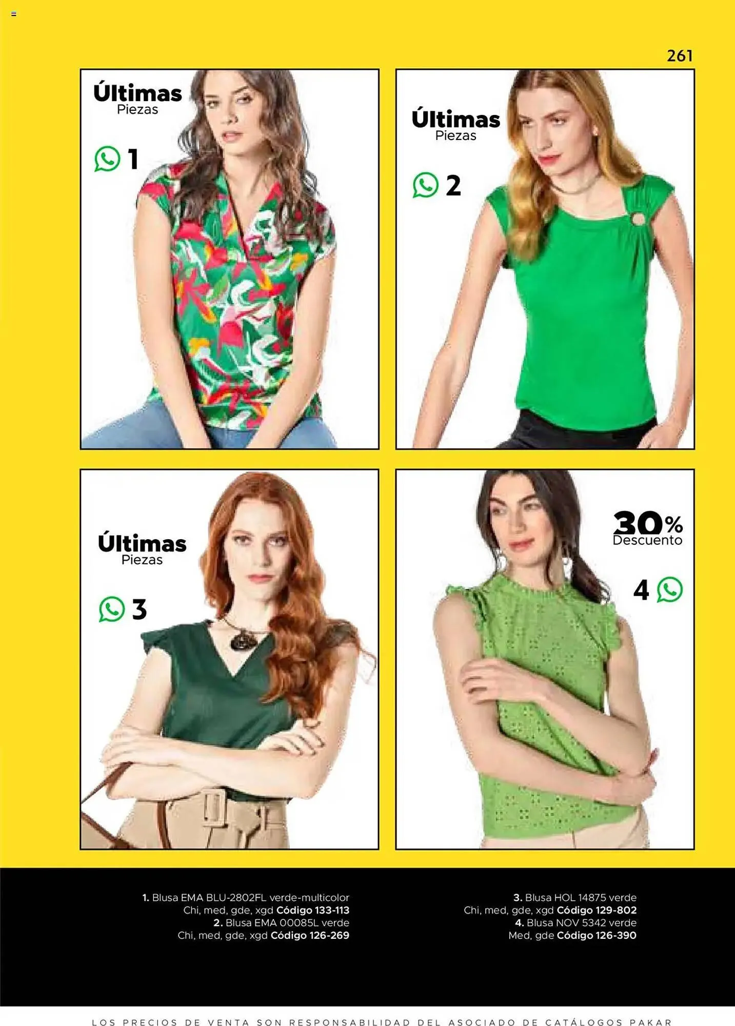 Catálogo de Catálogo SC Pakar 24 de julio al 1 de enero 2026 - Pagina 261