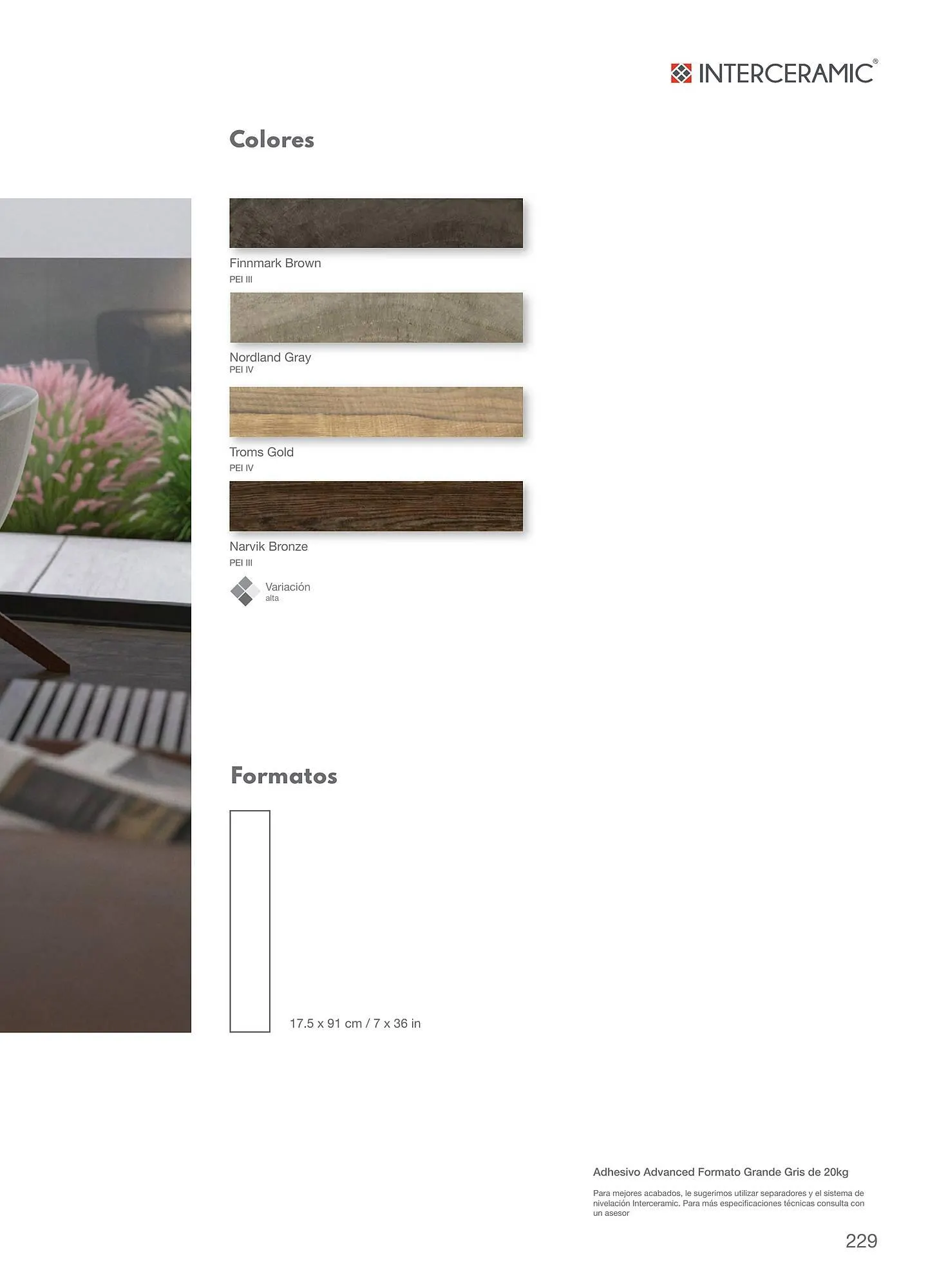 Catálogo de Catálogo Interceramic 12 de marzo al 31 de diciembre 2024 - Pagina 229
