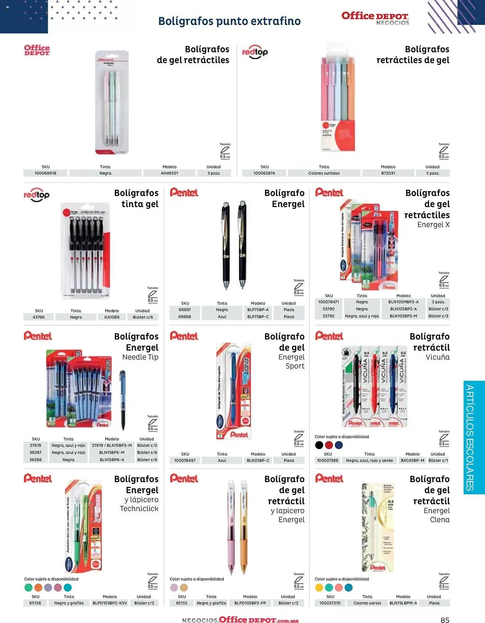 Catálogo de Catálogo Office Depot 12 de enero al 1 de enero 2027 - Pagina 87