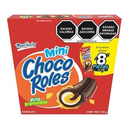 Pastelito Marinela Choco Roles 8 Pack