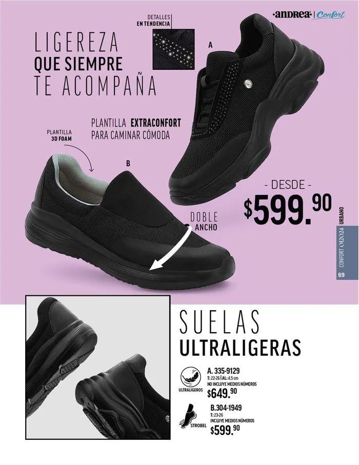 Catálogo de ANDREA - CALZADO CONFORT 26 de agosto al 25 de enero 2025 - Pagina 67