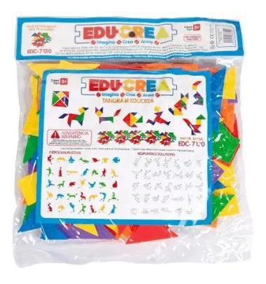 Juego De Ensambles Tangram Educrea