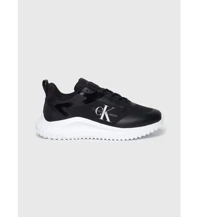 Tenis Calvin Klein Monograma Mujer Negro