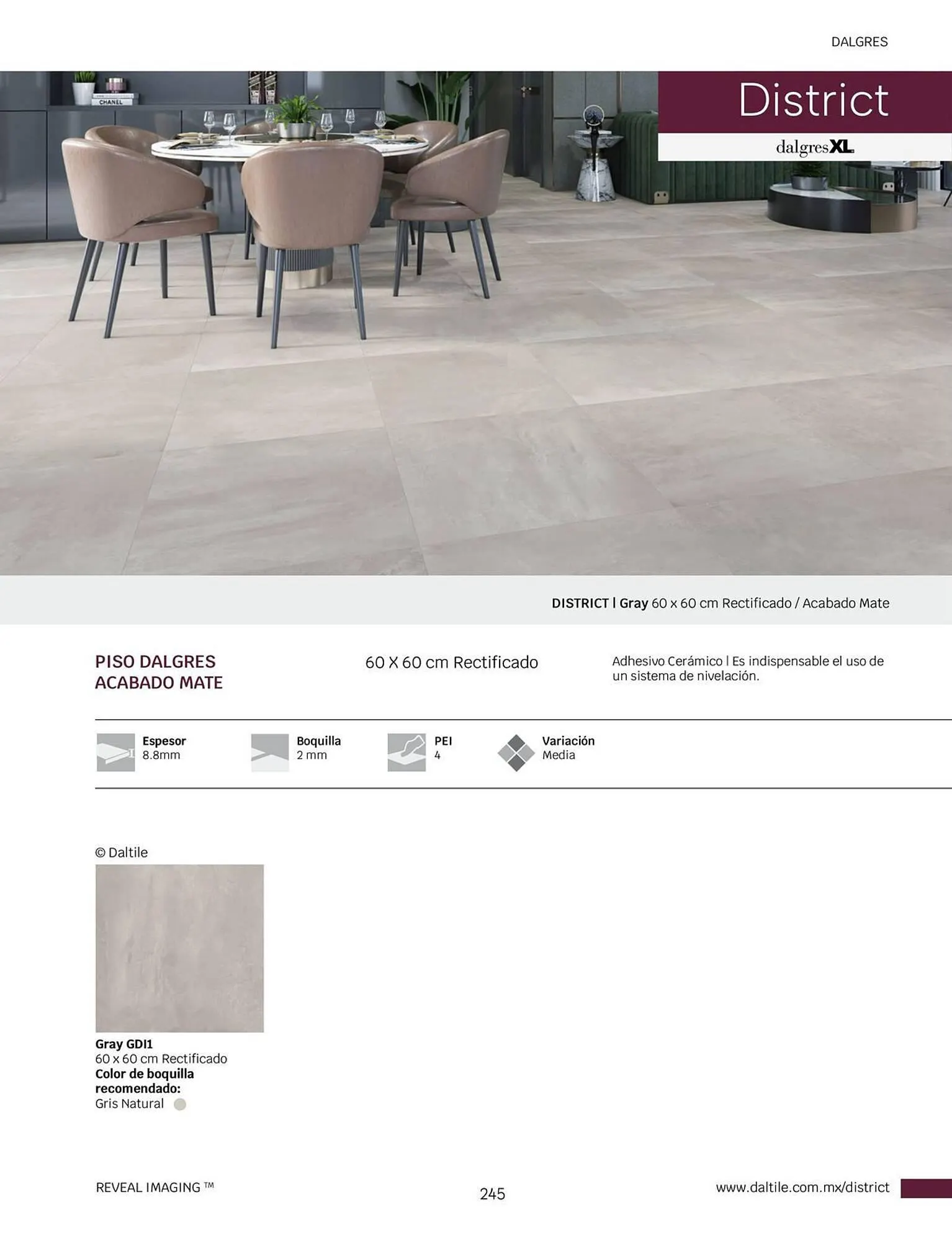 Catálogo de Catálogo Daltile 1 de enero al 31 de diciembre 2024 - Pagina 245