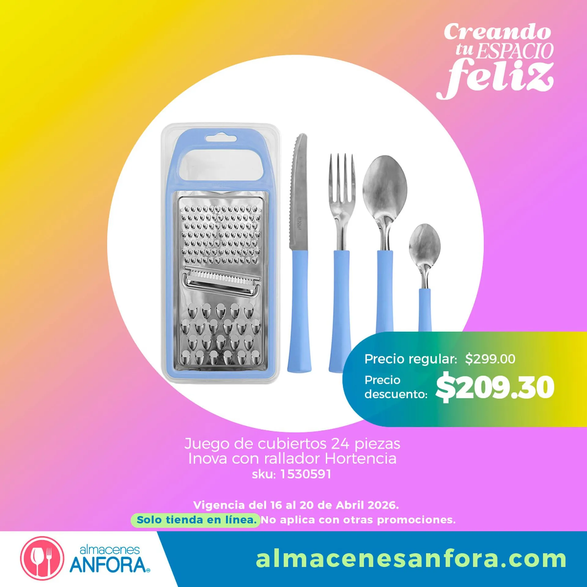 Catálogo de Catálogo Almacenes Anfora 20 de abril al 20 de abril 2026 - Pagina 1