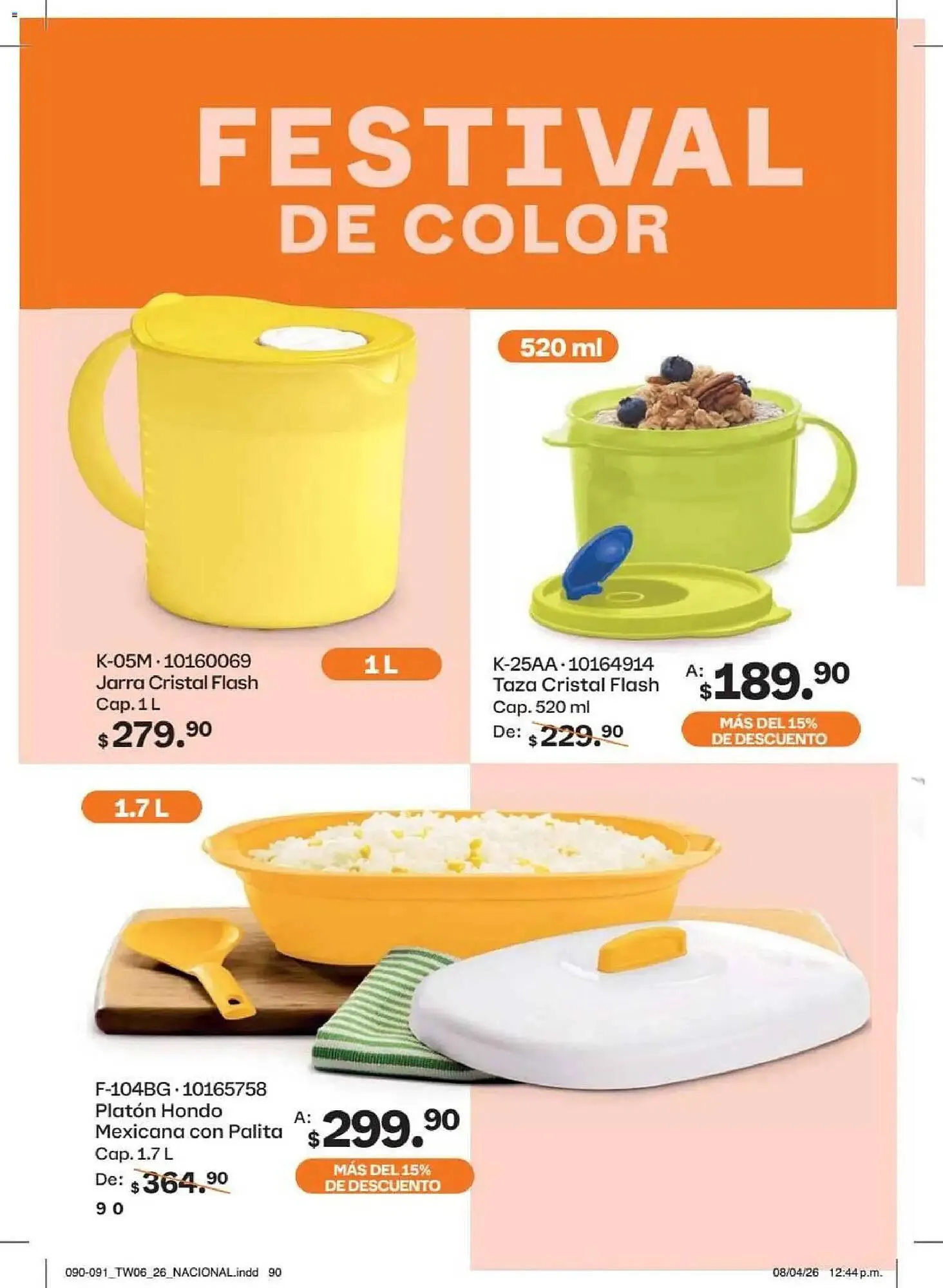 Catálogo de Catálogo Tupperware 18 de mayo al 14 de junio 2026 - Pagina 90