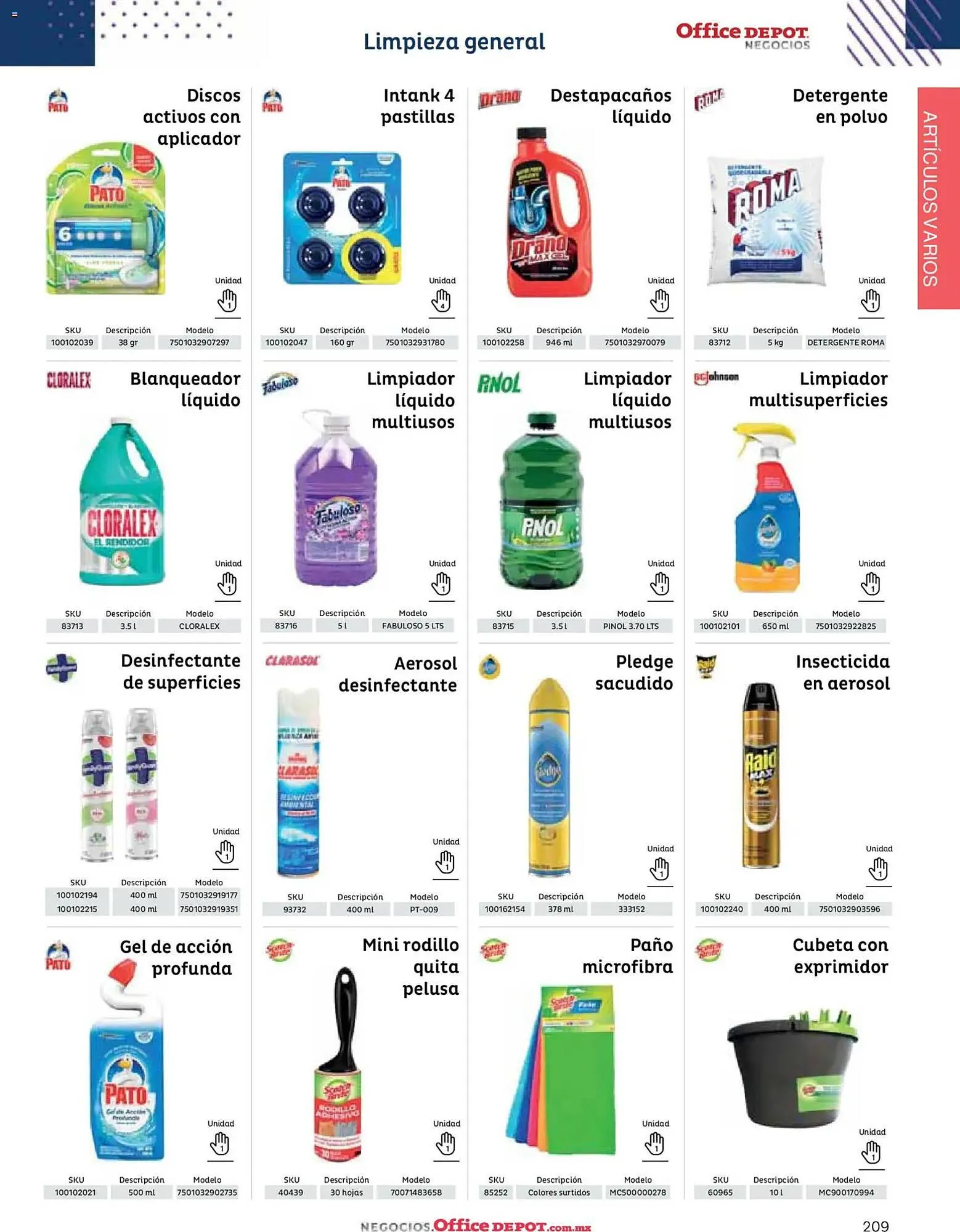 Catálogo de Catálogo Office Depot 12 de enero al 1 de enero 2027 - Pagina 211