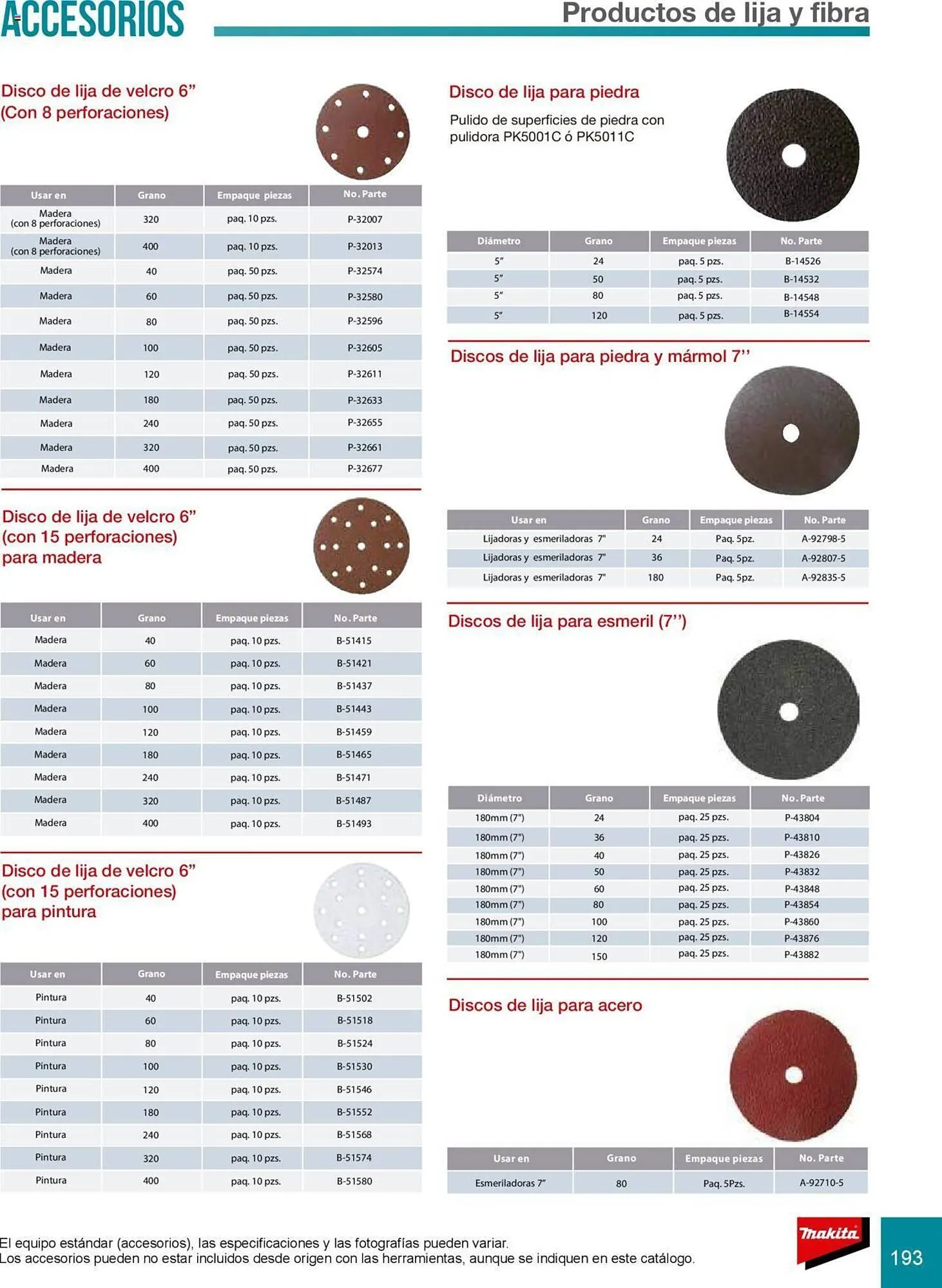Catálogo de Catálogo Makita 8 de julio al 31 de diciembre 2025 - Pagina 193