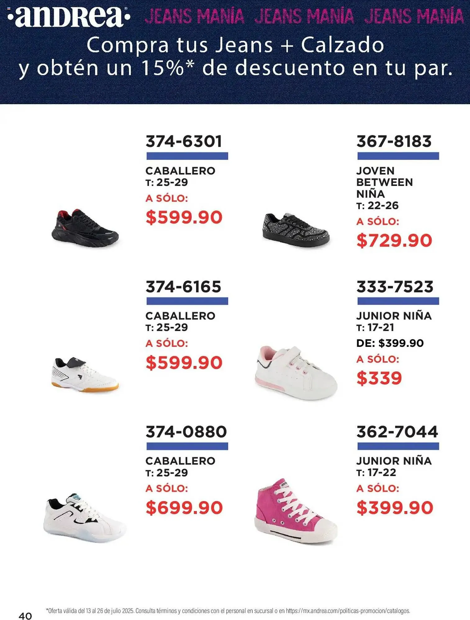 Catálogo de Catálogo Andrea 13 de julio al 27 de julio 2025 - Pagina 40