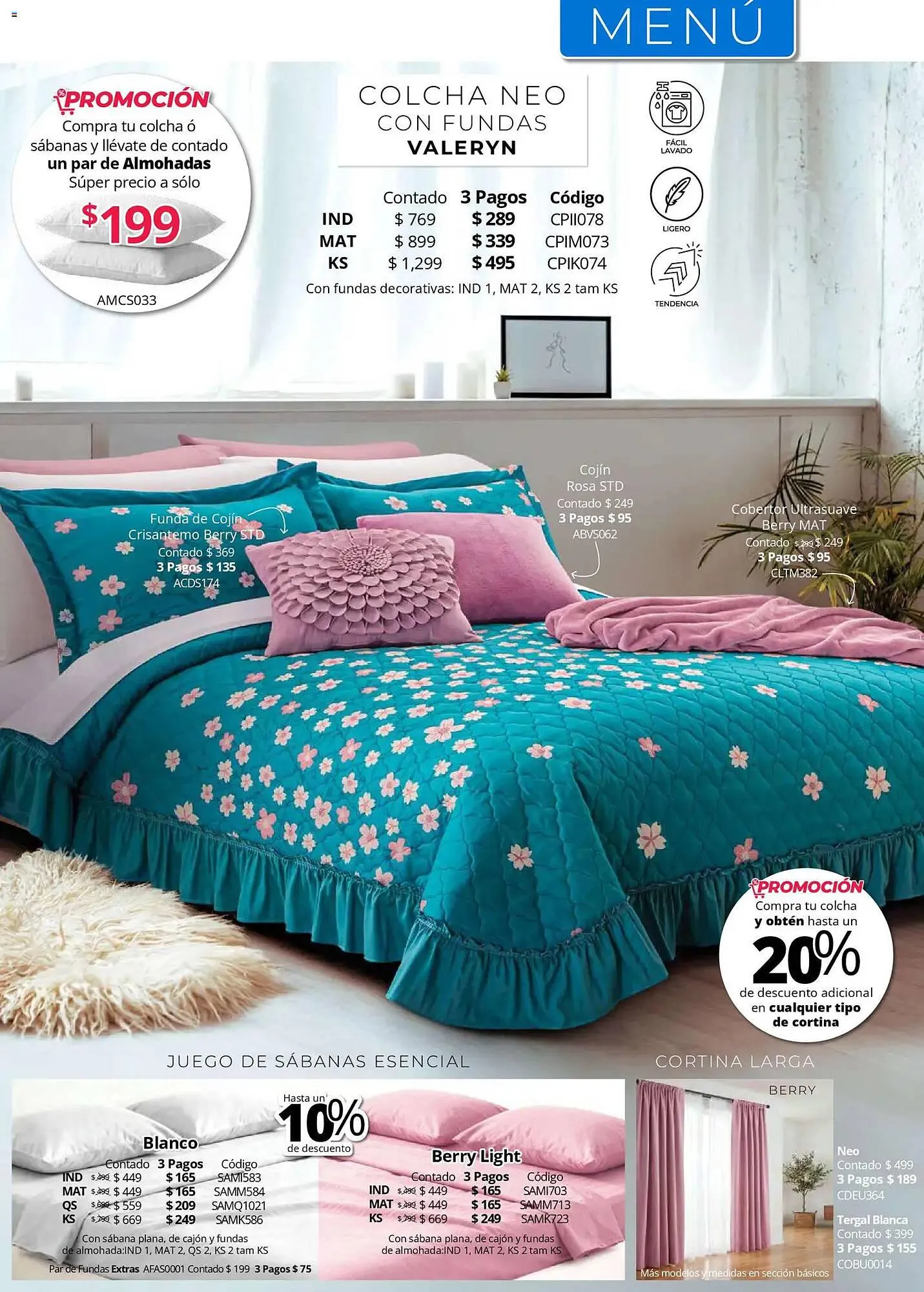 Catálogo de Catálogo Colchas Concord 1 de mayo al 1 de agosto 2026 - Pagina 120