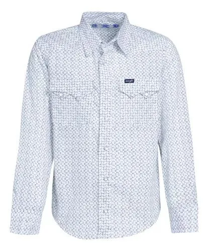 Camisa Vaquera Niño Wrangler Slim Fit Manga Larga 974