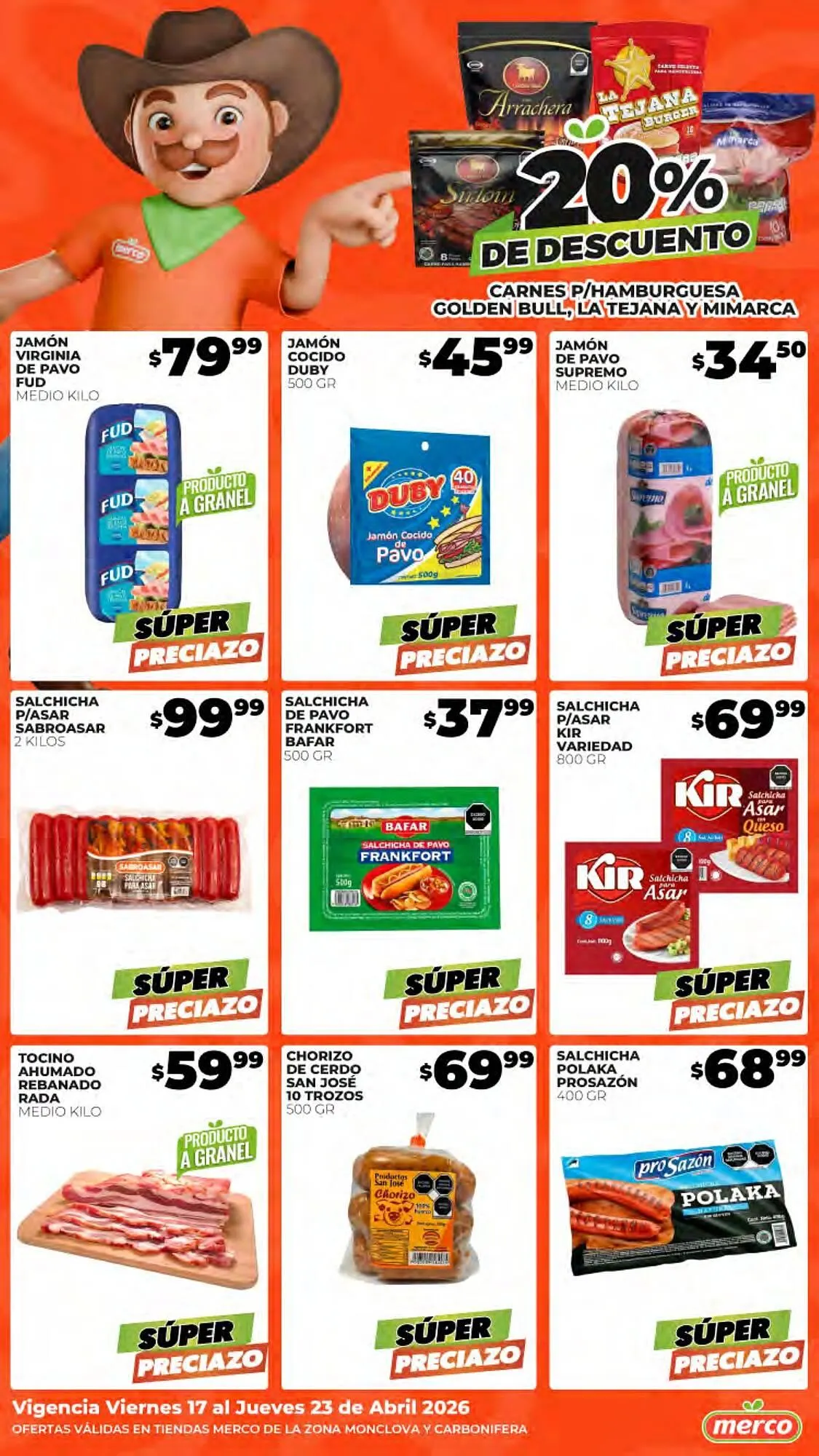 Catálogo de Folleto Merco 17 de abril al 23 de abril 2026 - Pagina 16