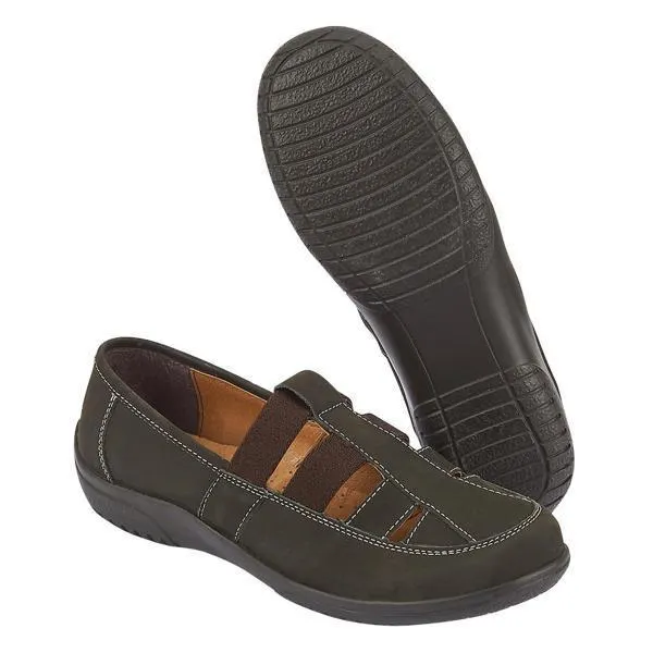 017232 Mocasǟ¶ðn De Piel Tipo Gamuza Suela Flexible