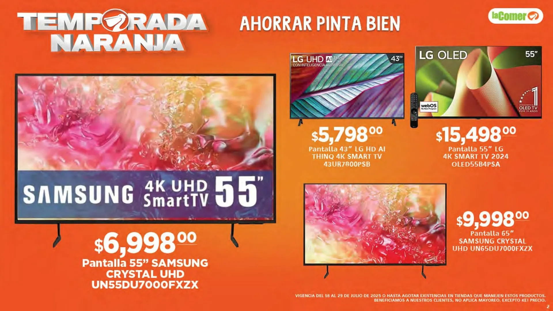 Catálogo de Catálogo La Comer 18 de julio al 29 de julio 2025 - Pagina 2