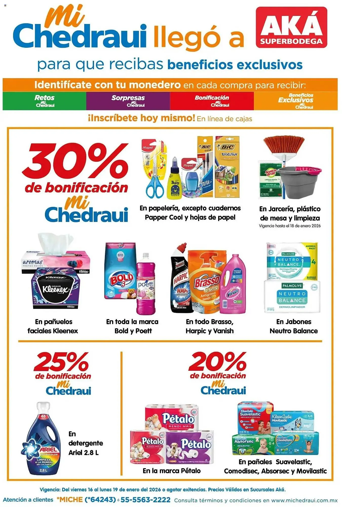 Catálogo de Catálogo AKÁ Superbodega 16 de enero al 20 de enero 2026 - Pagina 1