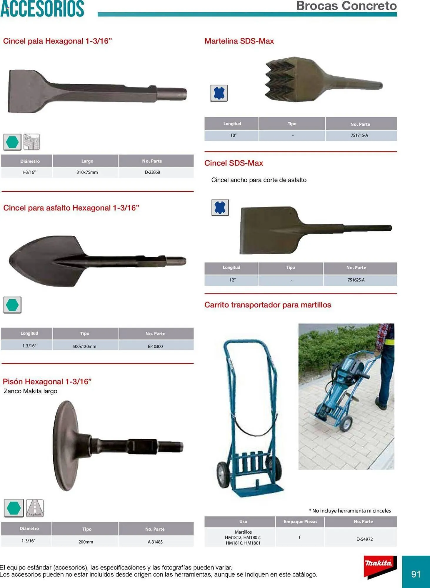 Catálogo de Catálogo Makita 8 de julio al 31 de diciembre 2025 - Pagina 91