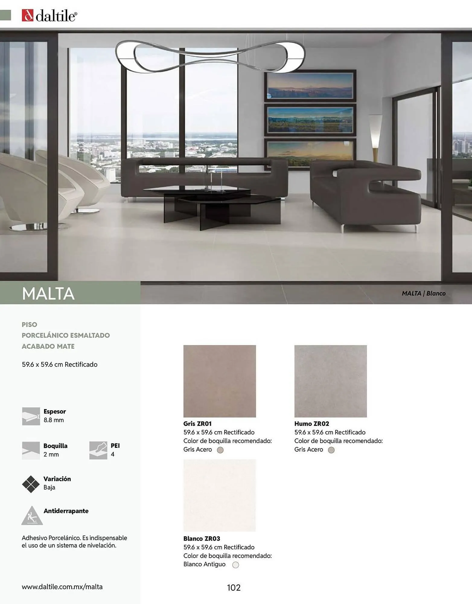 Catálogo de Catálogo Daltile 13 de enero al 31 de diciembre 2026 - Pagina 102