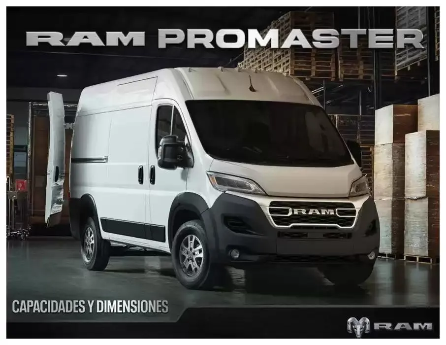 RAM Promaster - Capacidades y Dimensiones - 1