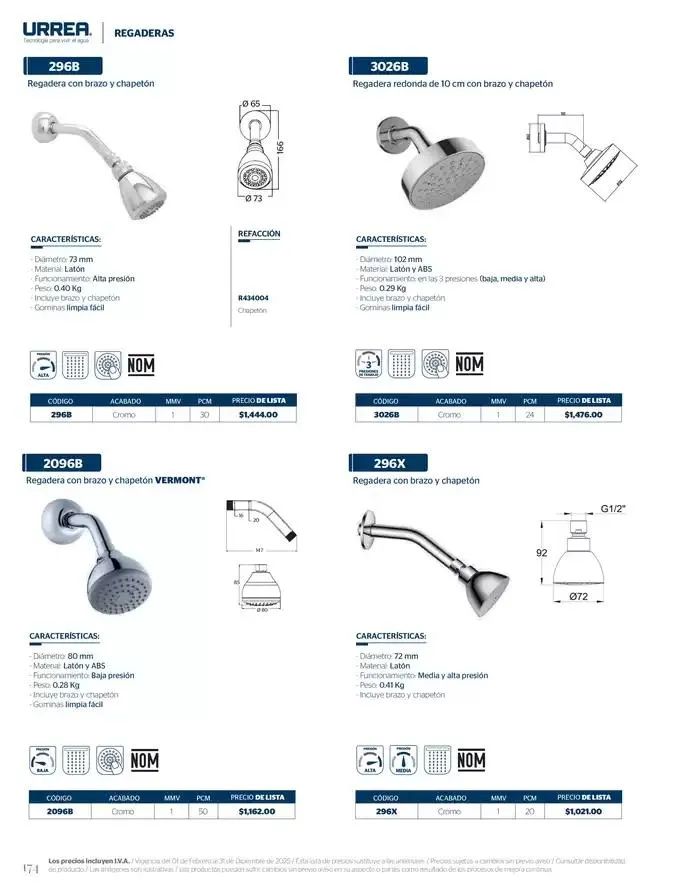 Catálogo de Catálogo Residencial 2025 28 de febrero al 28 de febrero 2026 - Pagina 180
