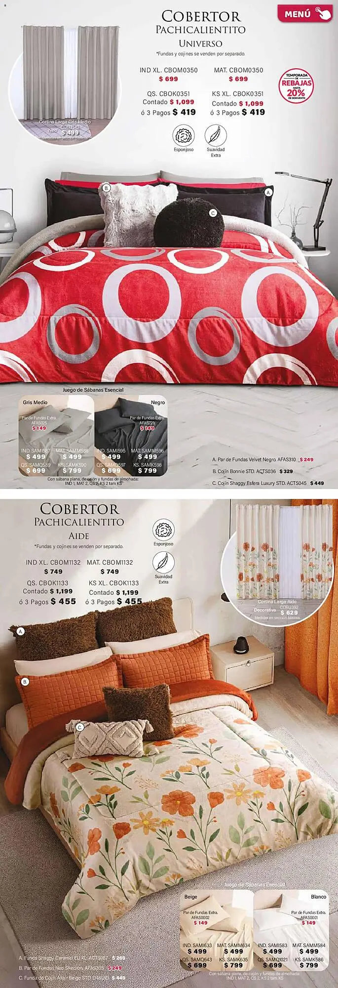 Catálogo de Catálogo Colchas Concord 1 de febrero al 2 de mayo 2026 - Pagina 166