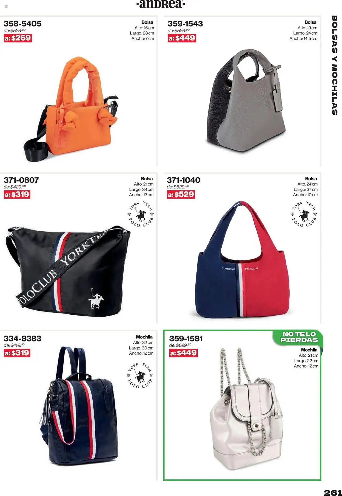 Catálogo de Catálogo Andrea 10 de agosto al 2 de noviembre 2025 - Pagina 261