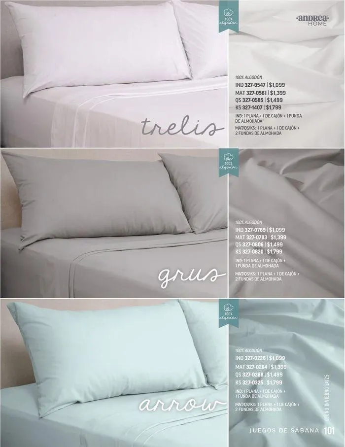 Catálogo de ANDREA - ANDREA HOME 26 de agosto al 25 de enero 2025 - Pagina 2