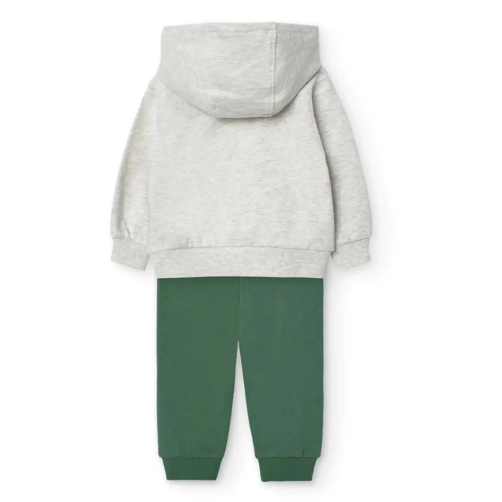 339106- Pants beige/verde de niño