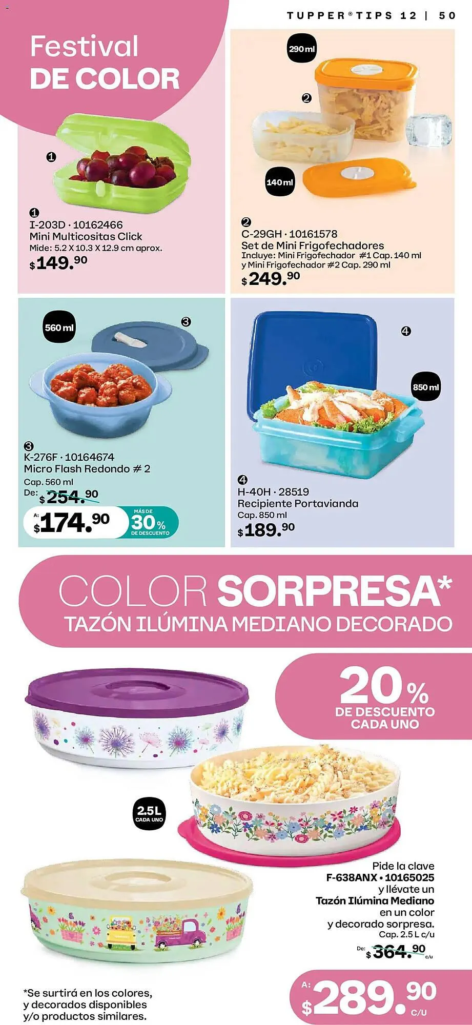 Catálogo de Catálogo Tupperware 3 de noviembre al 1 de diciembre 2025 - Pagina 50