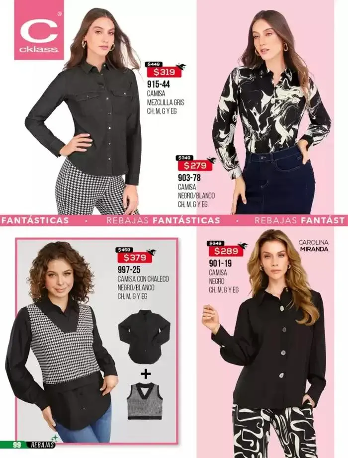 Catálogo de Cklass - Rebajas Fantasticas Ropa 4 de noviembre al 30 de noviembre 2024 - Pagina 301