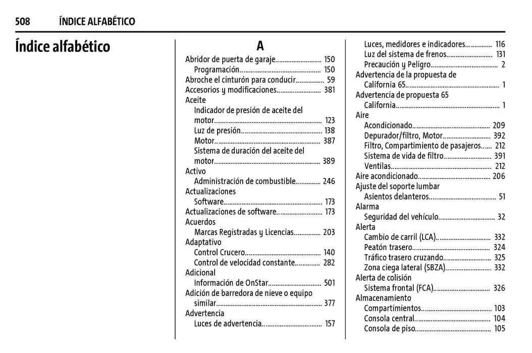 Catálogo de Cheyenne 2025 Manual del propietario 22 de enero al 31 de diciembre 2025 - Pagina 509