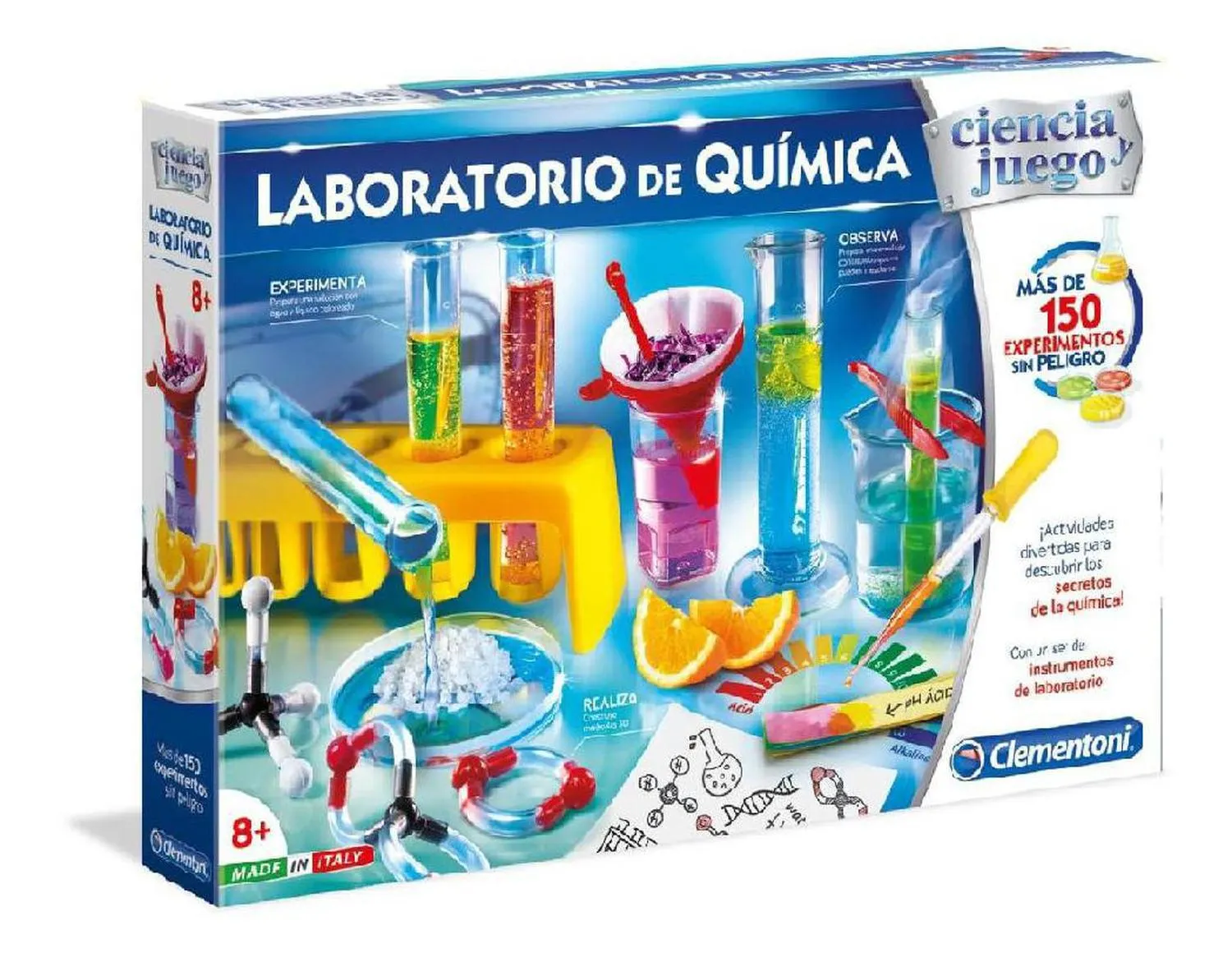 Juego De Quimica Para Niños 150 Clementoni
