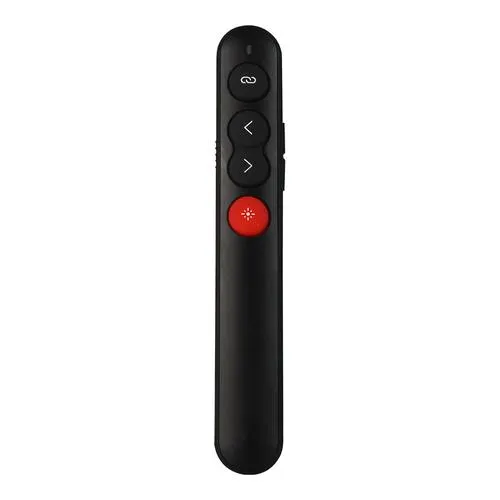 Presentador Laser Vorago Lasp-305 Laser Rojo 30Mts De Alcance 2.4G Usb Bateria Aaa Incluida Negro