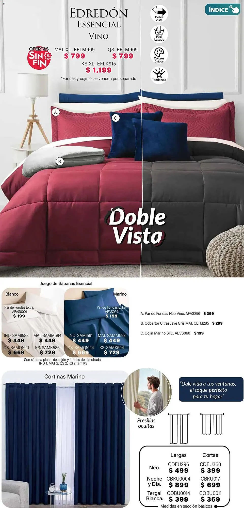 Catálogo de Catálogo Colchas Concord 1 de noviembre al 1 de febrero 2026 - Pagina 151