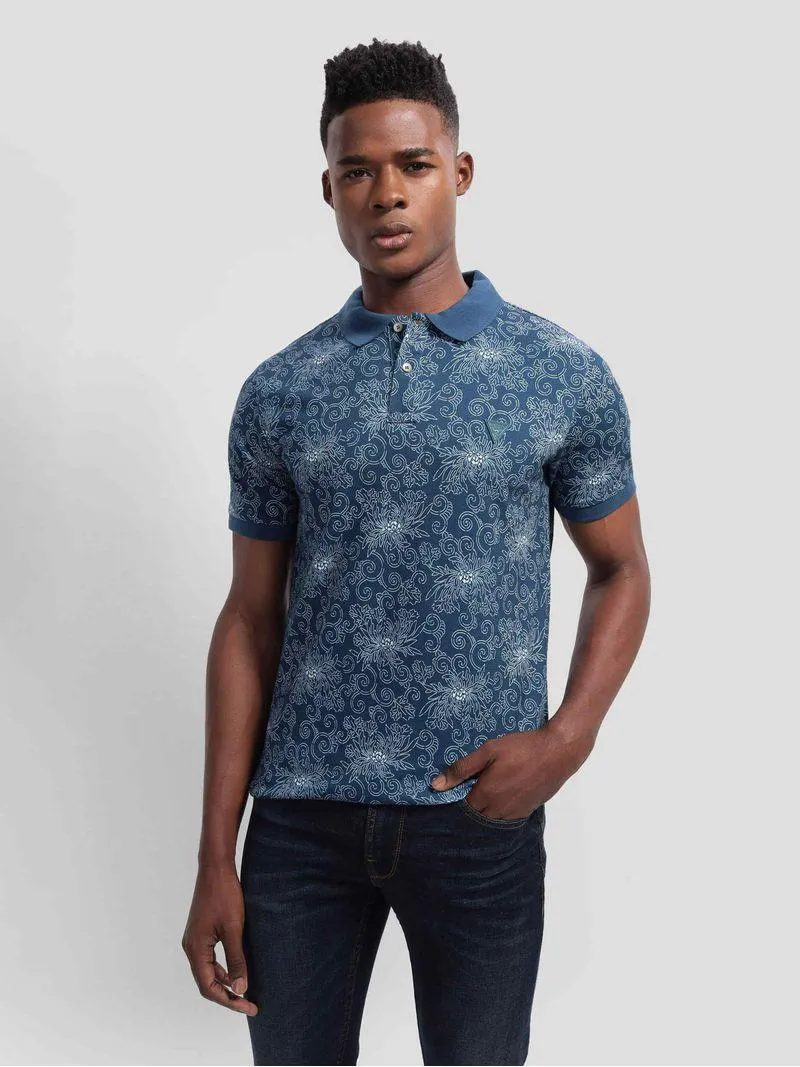 Playera Tipo Polo Guess Aop