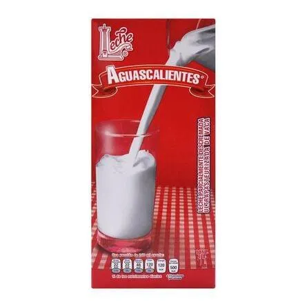 Leche Semidescremada Aguascalientes Ultra Pasteurizada 1 Lt