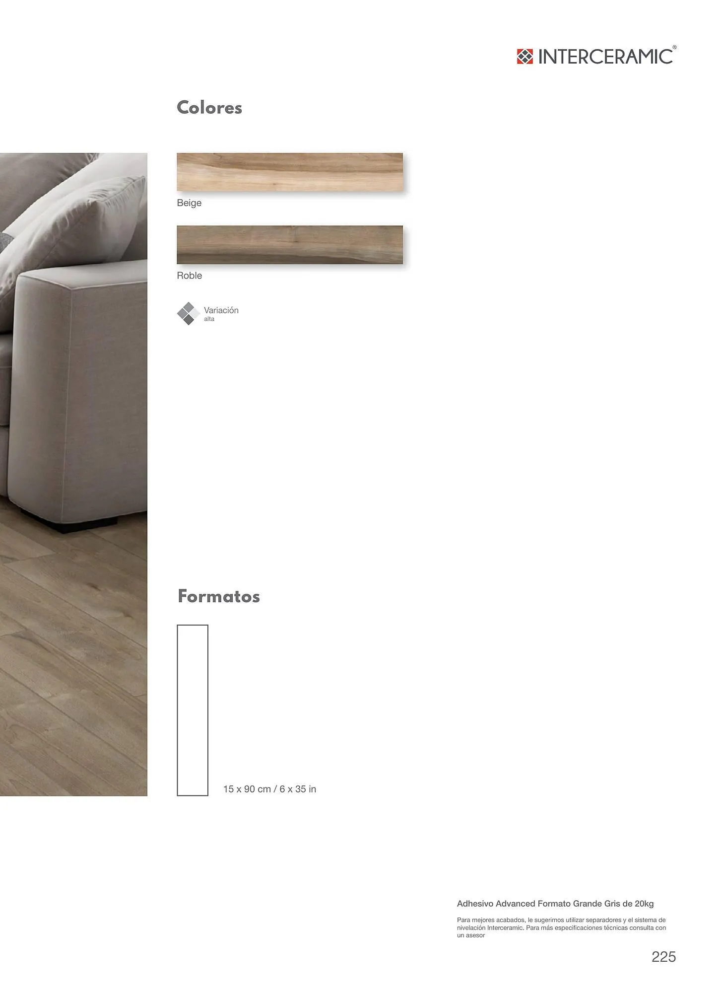 Catálogo de Catálogo Interceramic 12 de marzo al 31 de diciembre 2024 - Pagina 225