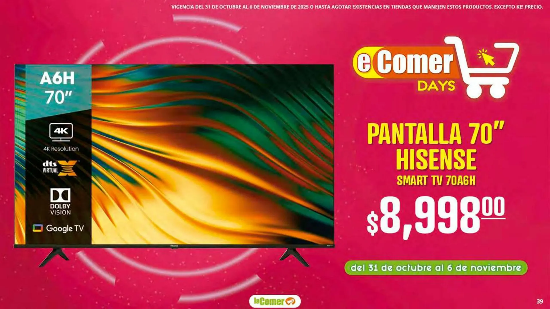 Catálogo de Folleto La Comer 31 de octubre al 6 de noviembre 2025 - Pagina 39