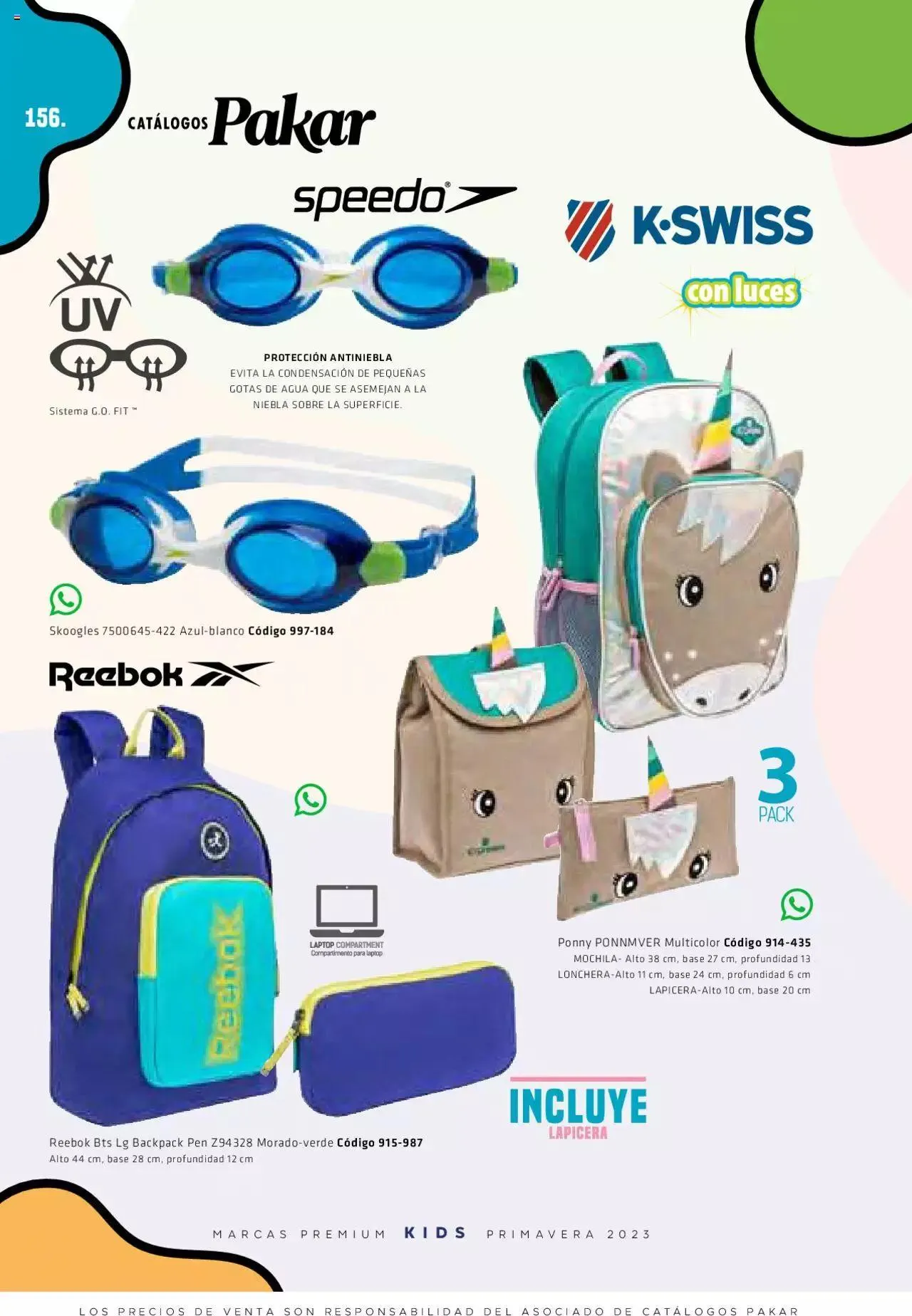 Catálogo de SC Pakar kids 3 de marzo al 31 de diciembre 2023 - Pagina 156