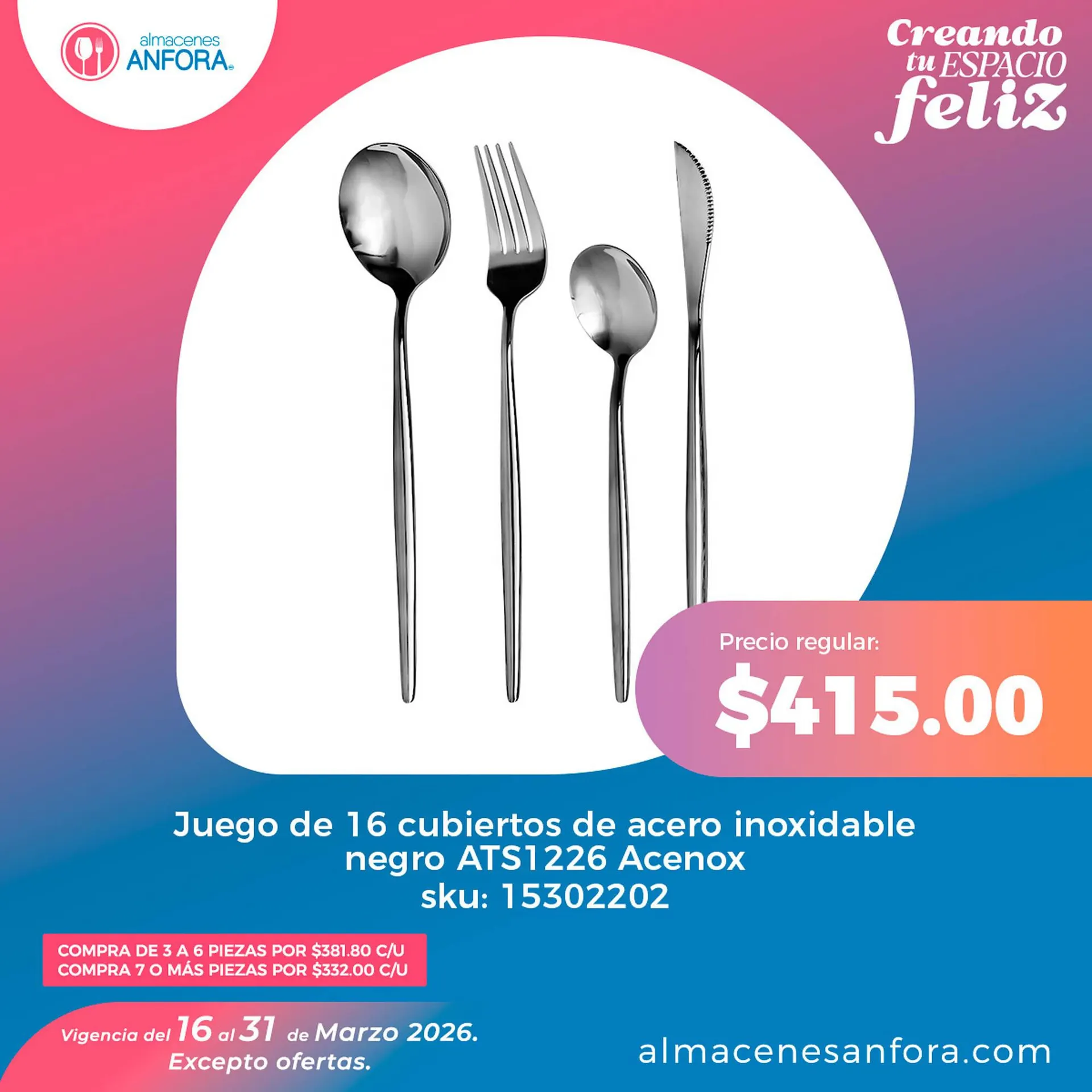Catálogo de Catálogo Almacenes Anfora 16 de marzo al 31 de marzo 2026 - Pagina 3