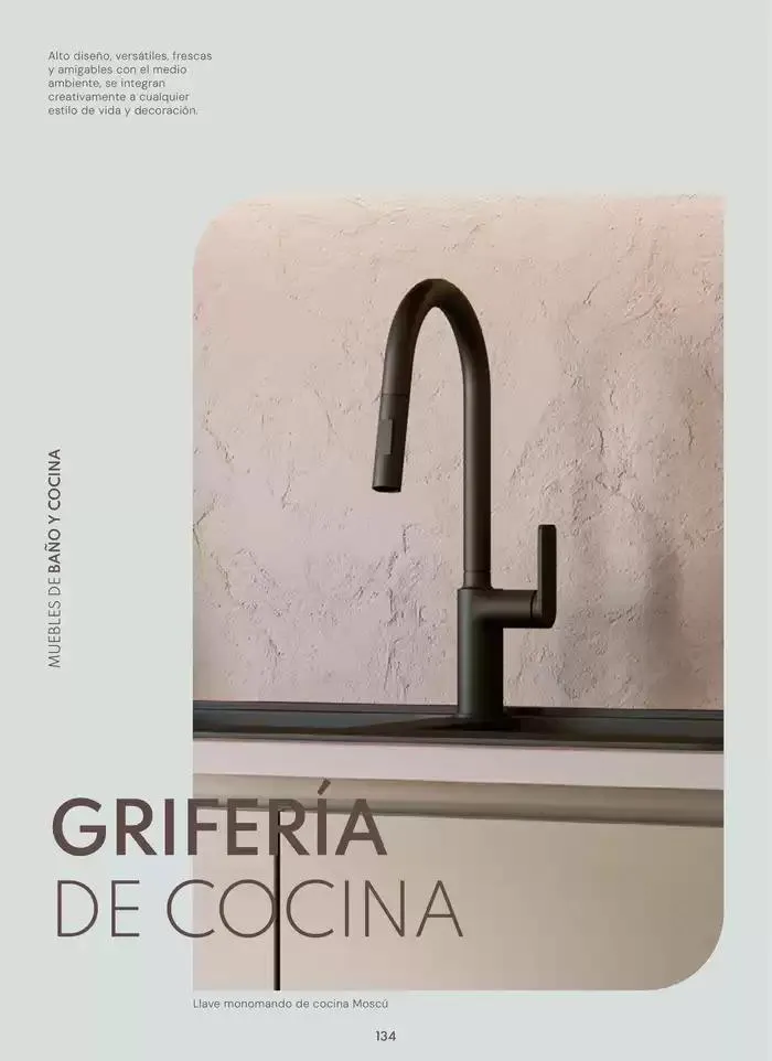Catálogo de Muebles de Baño y Cocina 14 de noviembre al 31 de marzo 2025 - Pagina 134
