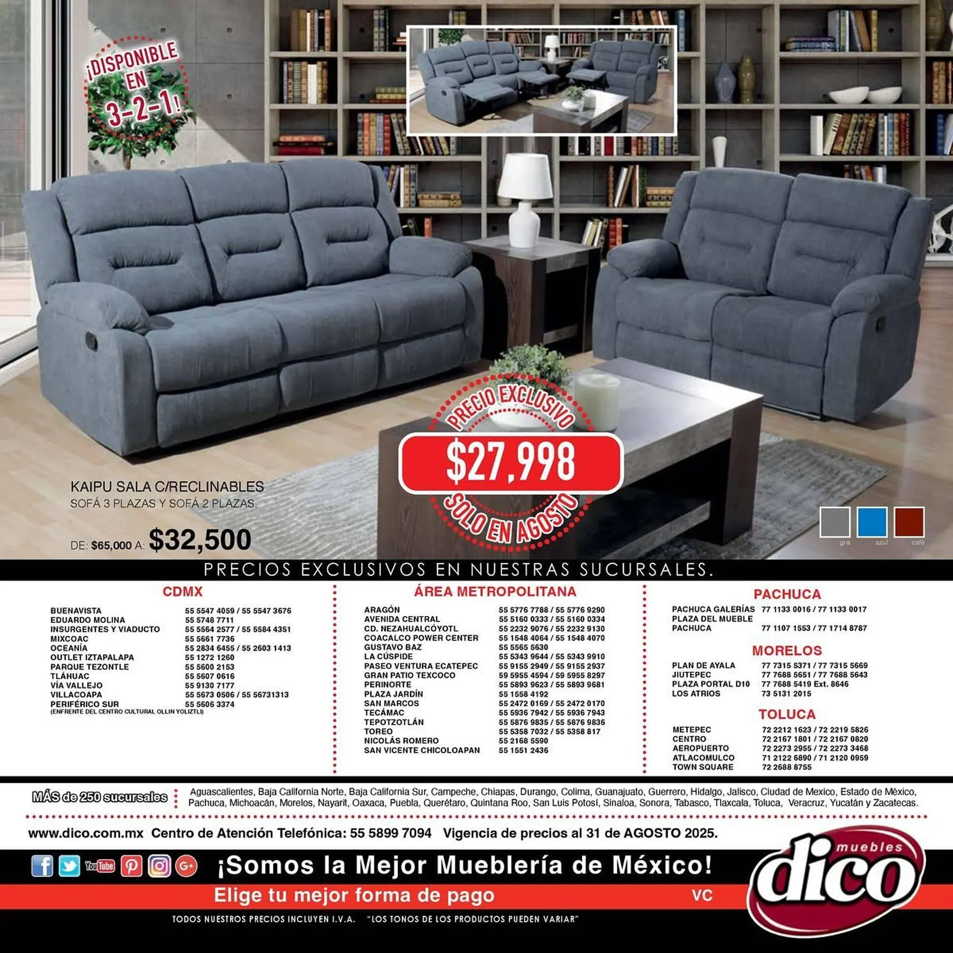 Catálogo de Catálogo Muebles Dico 12 de agosto al 31 de agosto 2025 - Pagina 23