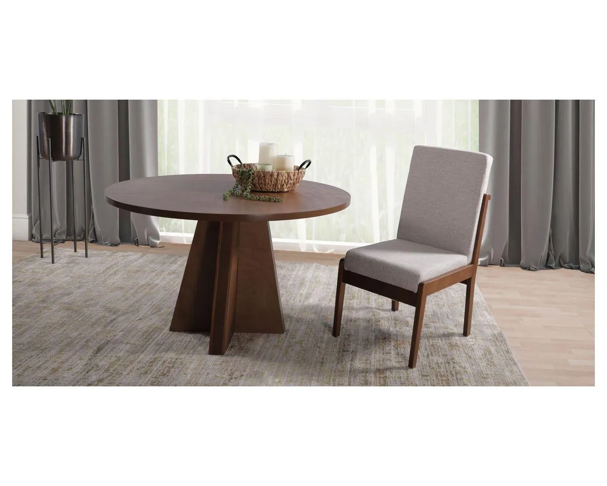 Silla Zeus Café y Beige