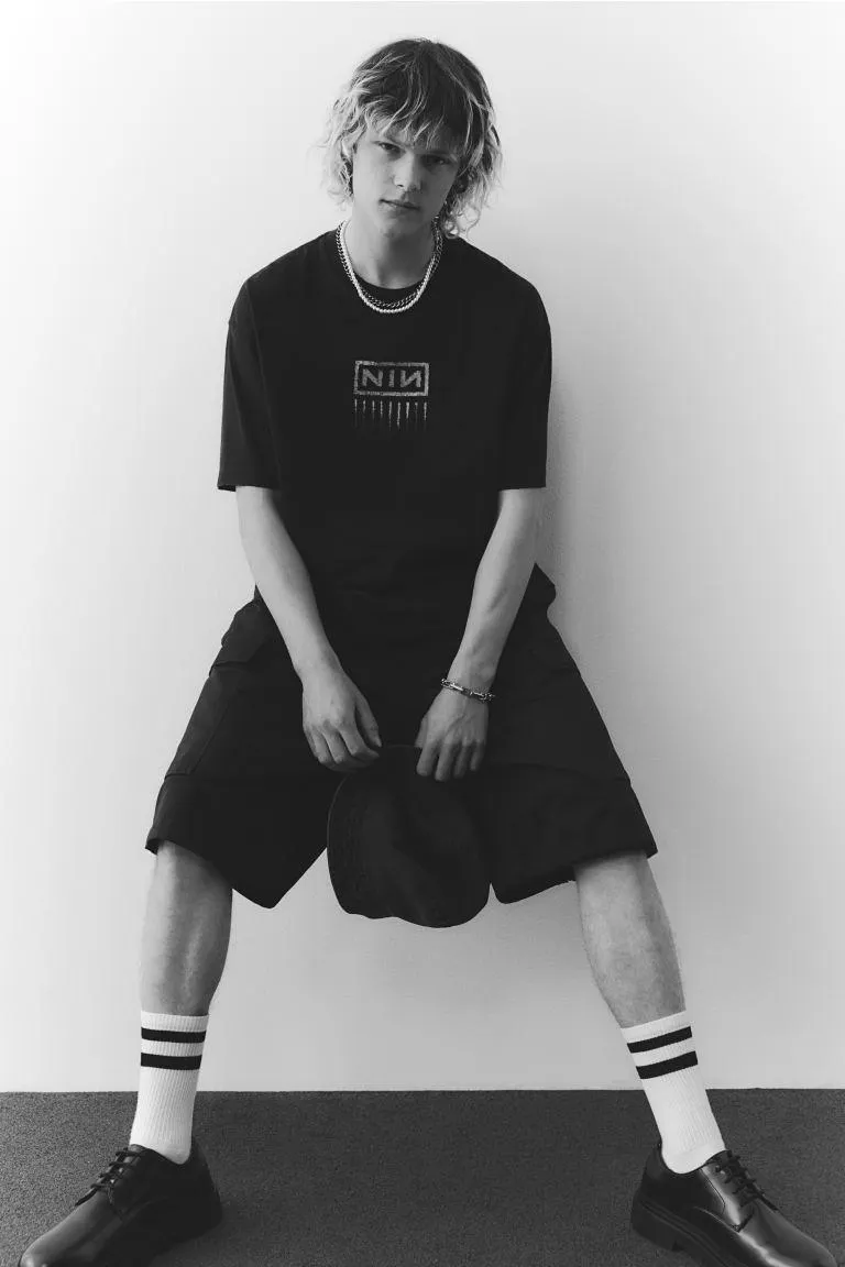 Tricou cu imprimeu Loose Fit