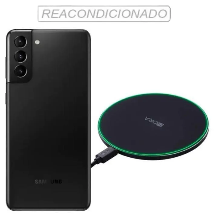 Galaxy S21 Plus Reacondicionado + Cargador Genérico